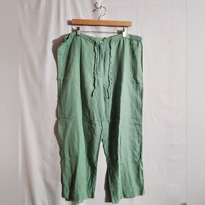 Charter Club Green Wide Leg Pants